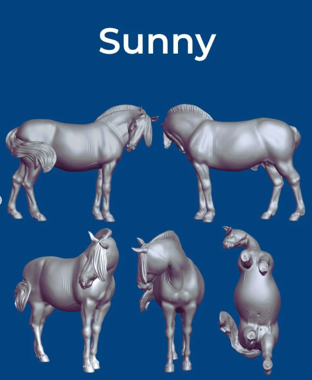 Fjord horse mare "Sunny" / Exclusive model from Izumis.equine.barn