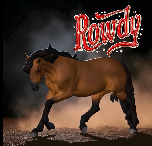 Mustang "Rowdie" by PrintedPonies as 3D print