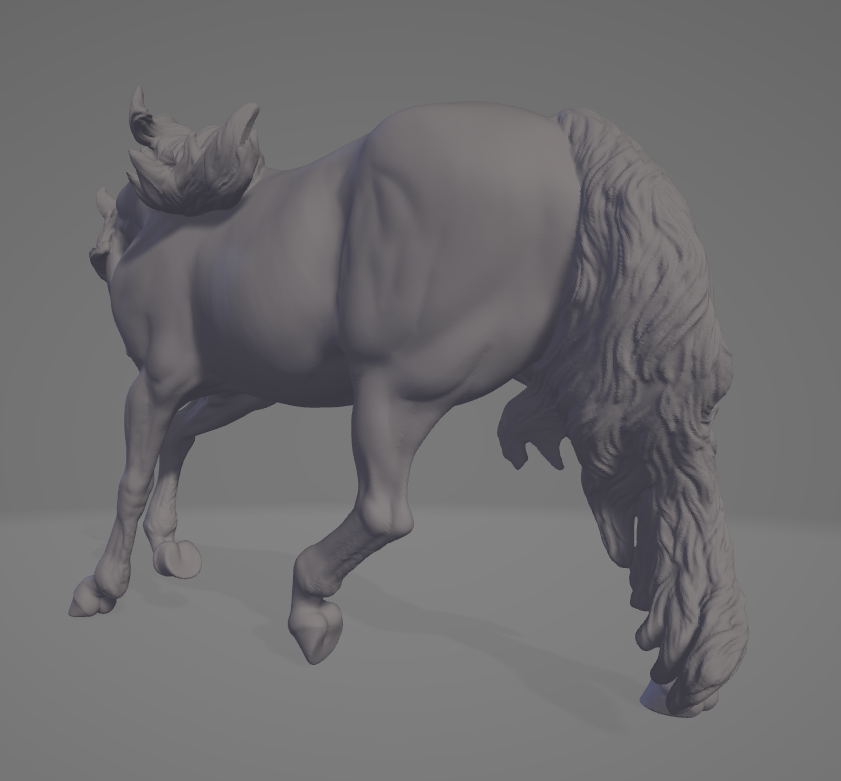 Mustang "Rowdie" by PrintedPonies as 3D print