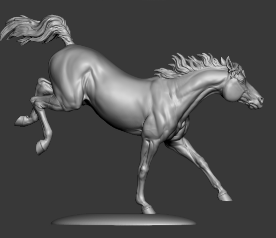 Jumping Stallion by Kristina Katunina