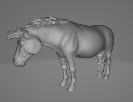 Pony Antonella with long hair by Judith P. / Exclusive model for A&M-Designs