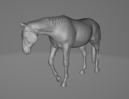 Stallion Arin with long hair by Judith P. / Exclusive model for A&M-Designs