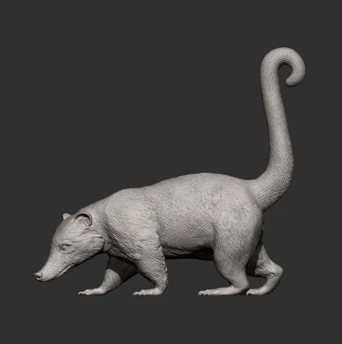 Nasenbär von Akuzmenko als 3D Druck