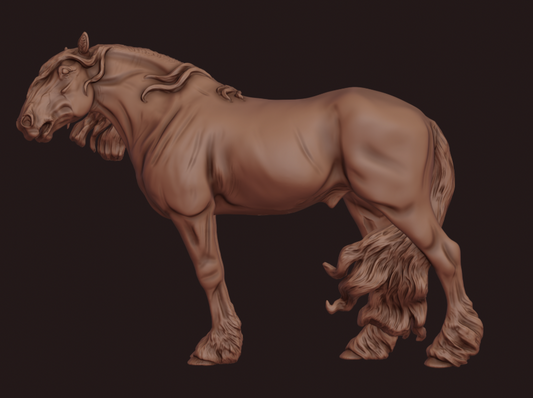 Noble Baroque Friesian stallion named "Villgur" by Mirek_Art_models / Exclusively available from us