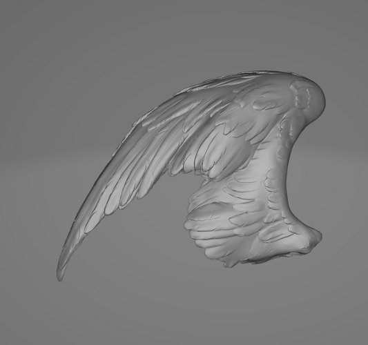 Pegasus wings for model horses from BreathTime as 3D print