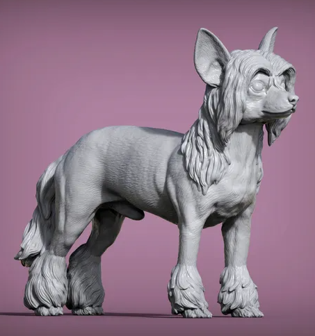 Chinese Crested von Alexander3dArt