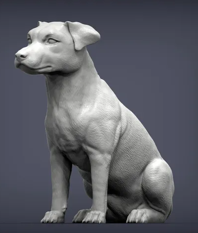 Sitzender Jack Russel von Alexander3dArt