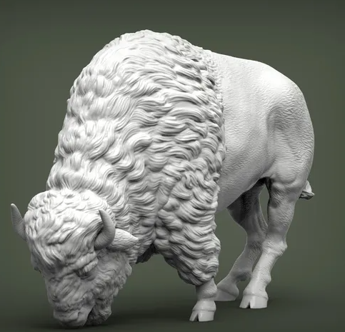 Bison grast von Alexander3dart