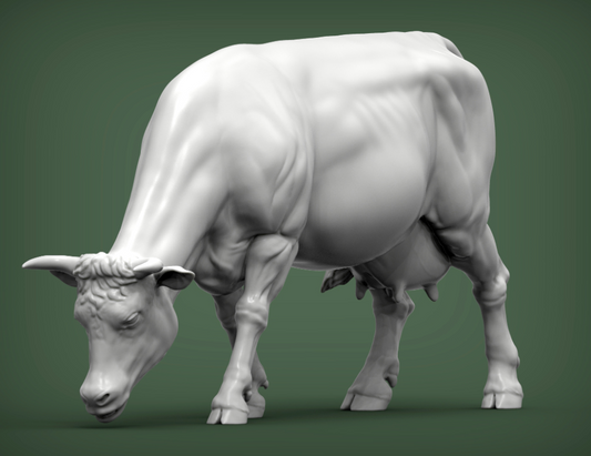 Grasende Kuh von Alexander3dart