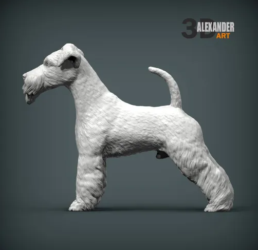 Fox Terrier von Alexander3dArt