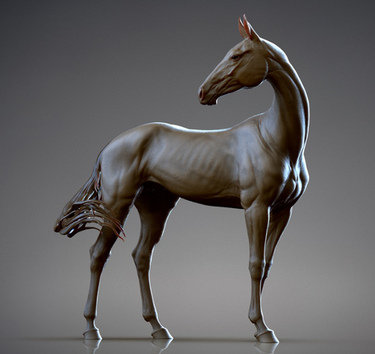 Akhal-Téké « Loki » de BreathTime / Cheval miniature