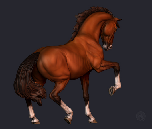 Étalon Mustang de Boppirex / Cheval miniature