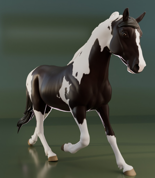 Scout - Hongre Spotted Saddle Horse de Bexbee-Studios comme modèle de cheval
