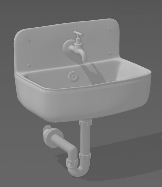 Waschbecken für den Stall von A&M-Designs / 3D Druck