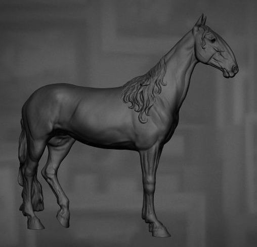 Campolina mare by Mirek_arts as a model horse / Exclusive model