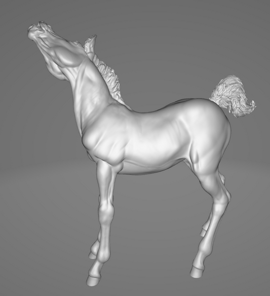 Foal "Cheese" by Printed Ponies / Model Horse