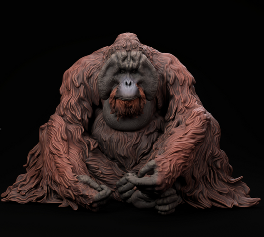 Sumatran Orangutan von Animal Den Miniatures