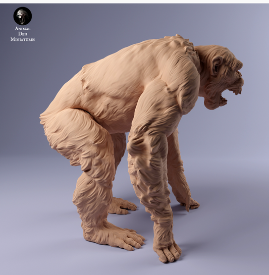 Chimpanzee Angry by Animal den miniatures