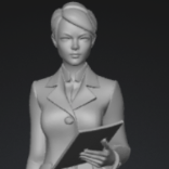 Tournament Judge with Clipboard by PotatoPonys / Figurine