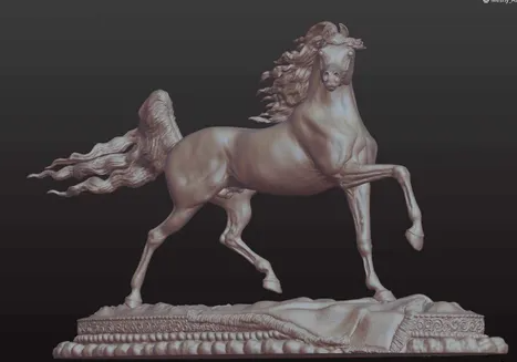 Arabian Stallion "Maximus" by Aislinn Brender Ford / In Collaboration