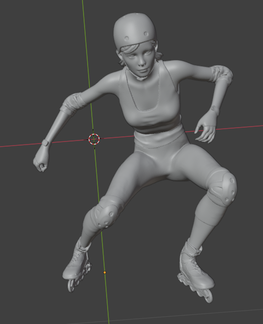 Patineuse à roulettes n°5