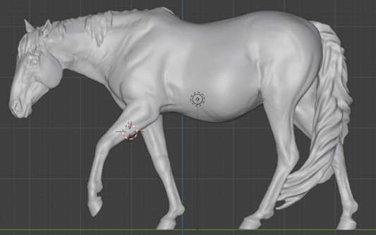 Sorraia mare "Lady Alice" by Erica Frotaf / unpainted resin model horse