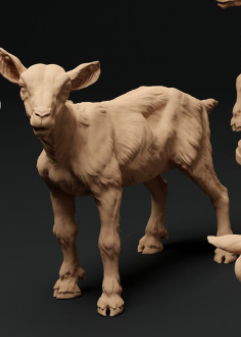 Ziegenbaby Nr.5 von Animal den miniatures