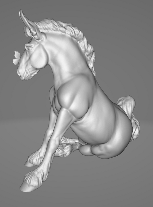 Foal Cotton "Tail Up Version" by Printed Ponies