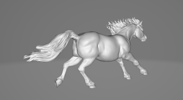 Poney Shetland de course « Lightning » par Printed Ponies