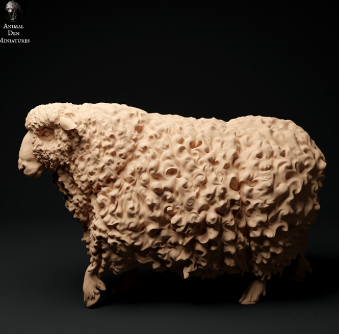 Devon und Cornwell Langwoll Bock Nr.2 von Animal den miniatures