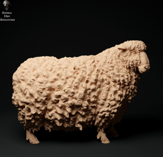 Mouton à laine longue Devon et Cornwell n° 1 d'Animal den miniatures