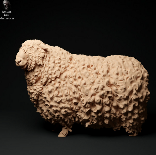 Mouton à laine longue Devon et Cornwell n° 2 par Animal den miniatures