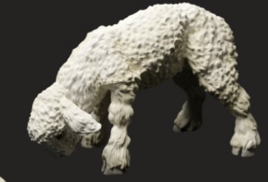 Devon and Cornwell Longwool Lamb No.2 from Animal den miniatures