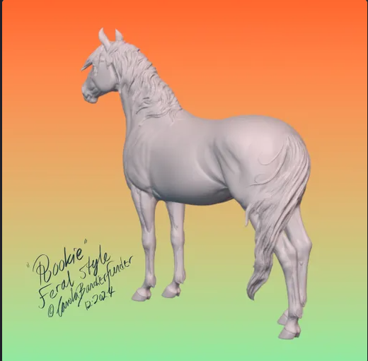 Rookie by Carola Funder / The flowing mane version