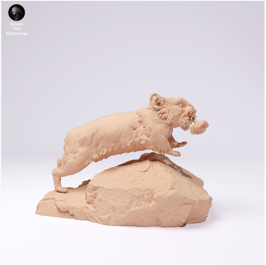 Rennendes amerikanisches Pika von Animal den miniatures