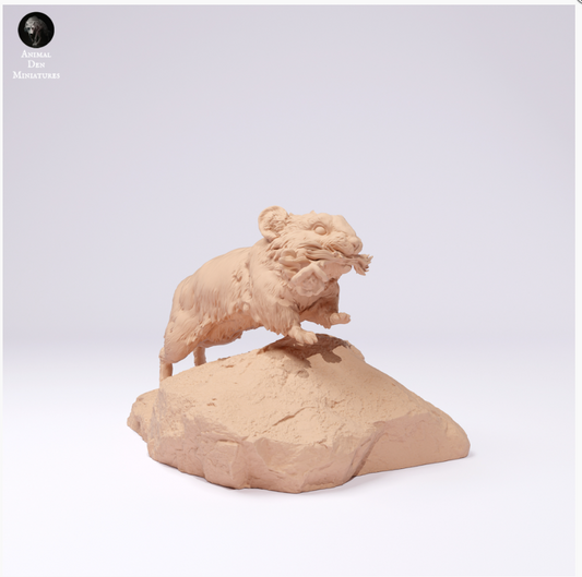 Rennendes amerikanisches Pika von Animal den miniatures