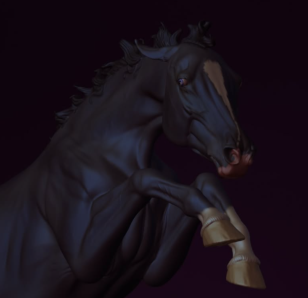 Springende Stute "Lotte" von Mirek_art_models