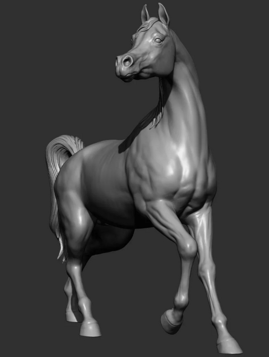 Cheval arabe version 1 par DaniArtist pour impression 3D