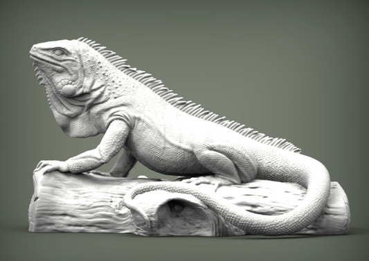 Leguan von Akuzmenko als 3D Druck