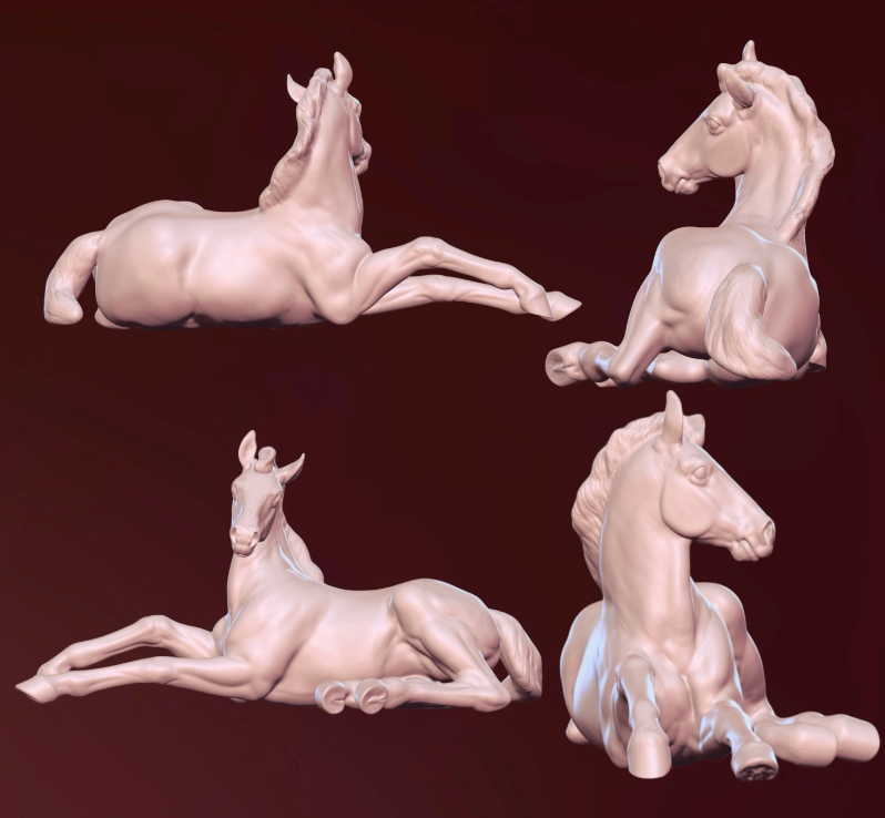 Fohlen Latte von PrintedPonies als 3D Druck