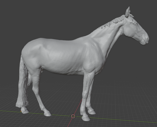 Pferd "Charles" ohne Halfter von Europac3D als 3D Druck