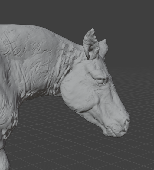 Fluffy Fjord Horse Custer Edition by Animal den miniatures