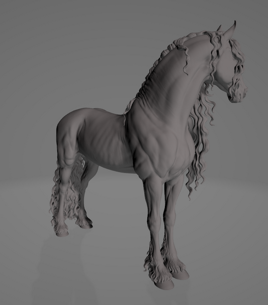 Silvester ohne Trense von BreathTime als 3D Druck