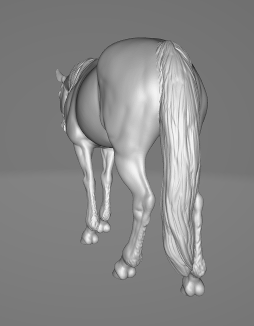 Mustang "Rowdie" entspannt" von PrintedPonies als 3D Druck