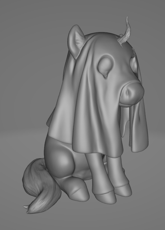 Halloween Chibi Pony "Boo-Hoo" in 3 Versionen von Foxys_repaints / Exklusiv nur bei uns erhältlich