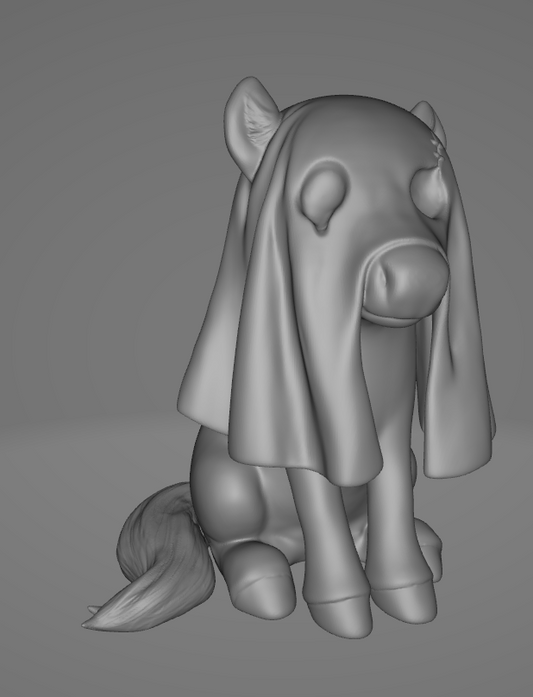 Halloween Chibi Pony "Boo-Hoo" in 3 versions by Foxys_repaints / Exclusively available from us