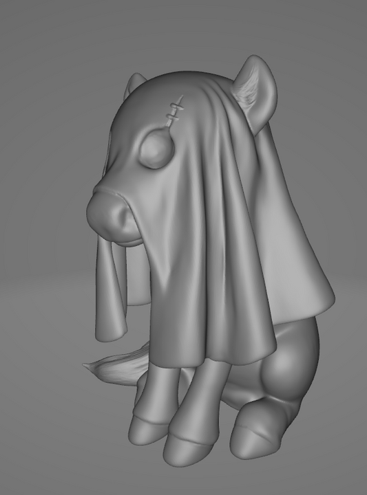 Halloween Chibi Pony "Boo-Hoo" in 3 Versionen von Foxys_repaints / Exklusiv nur bei uns erhältlich