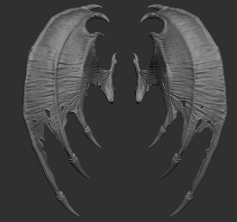 Dämonen Flügel für Modellpferde von DaniArtist / 3D Druck