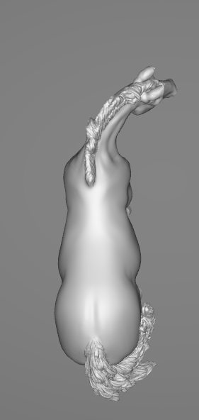 Foal "HotDog" by Printed Ponies / Model Horse