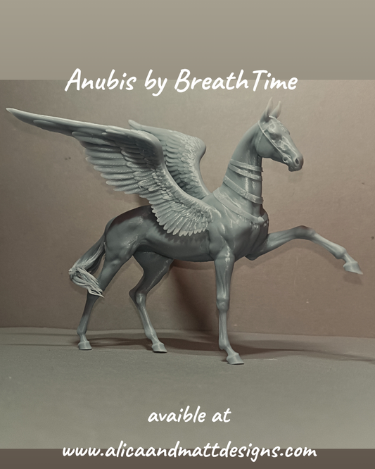 Pur-sang Akhal-Teke "Anubis" avec des bijoux égyptiens par BreathTime